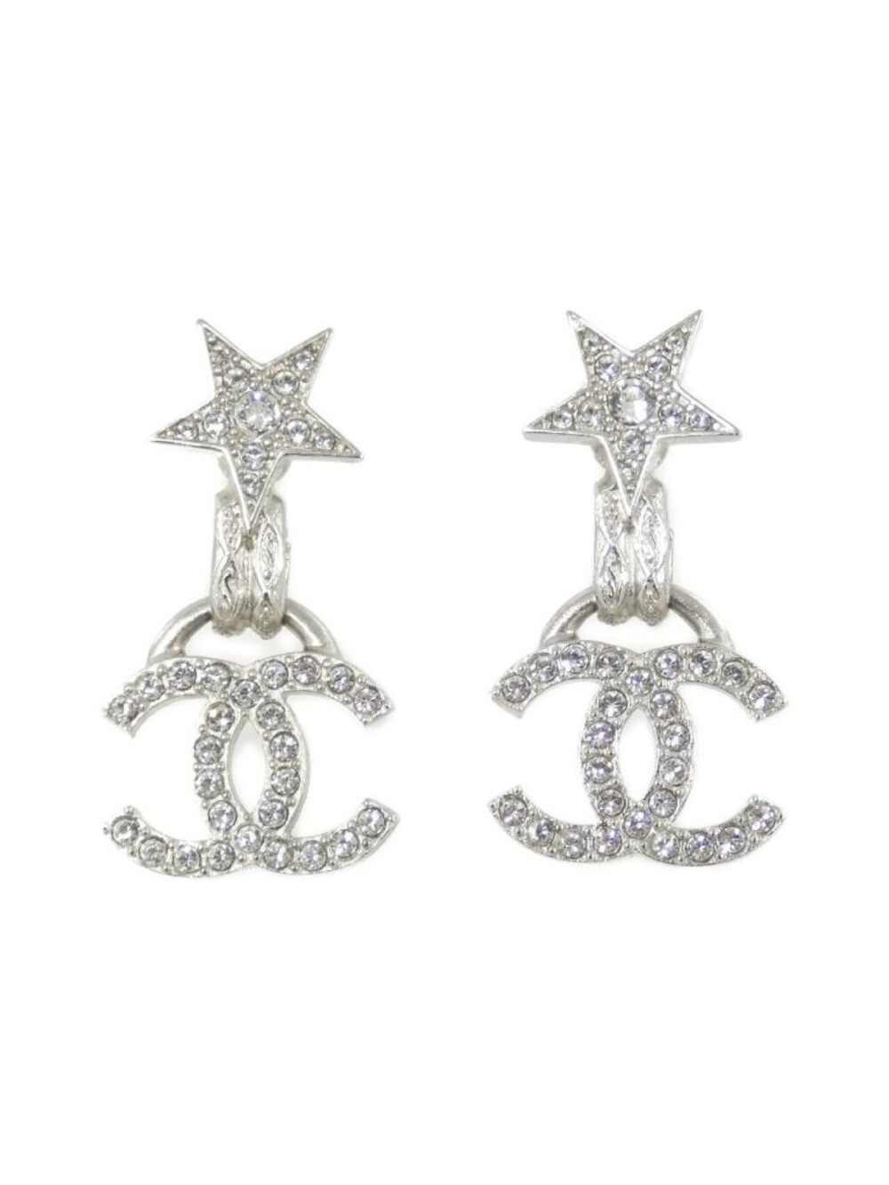Chanel Earrings Silver